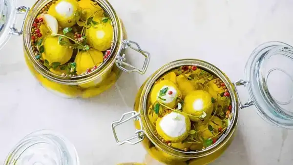 Marinated goat cheese