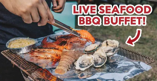 The Three Peacocks Review: Live Seafood BBQ Buffet With Live Crabs, Prawns And More