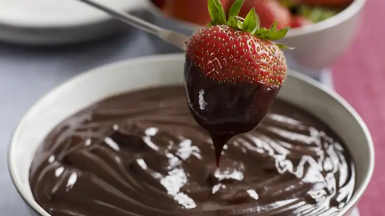 Elevate Valentine's Day At Home With Slow Cooker Chocolate Fondue