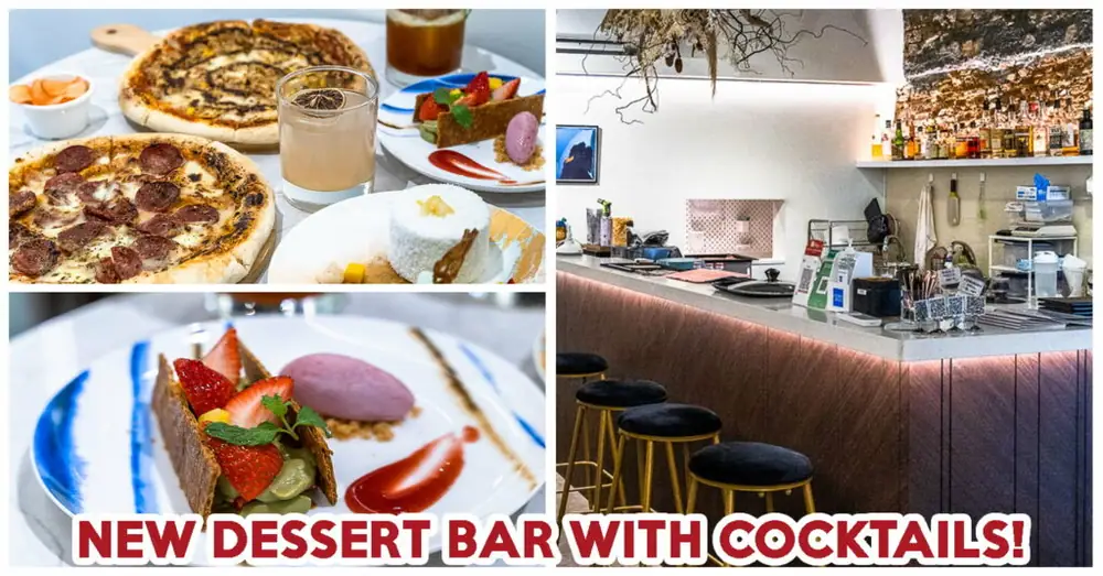 Reseña de Pilcrow: Bar de postres con pizza de masa madre y postres emplatados en Boat Quay