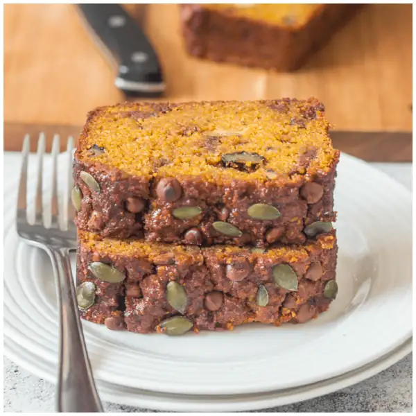 Gluten Free Chocolate Chip Pumpkin Bread