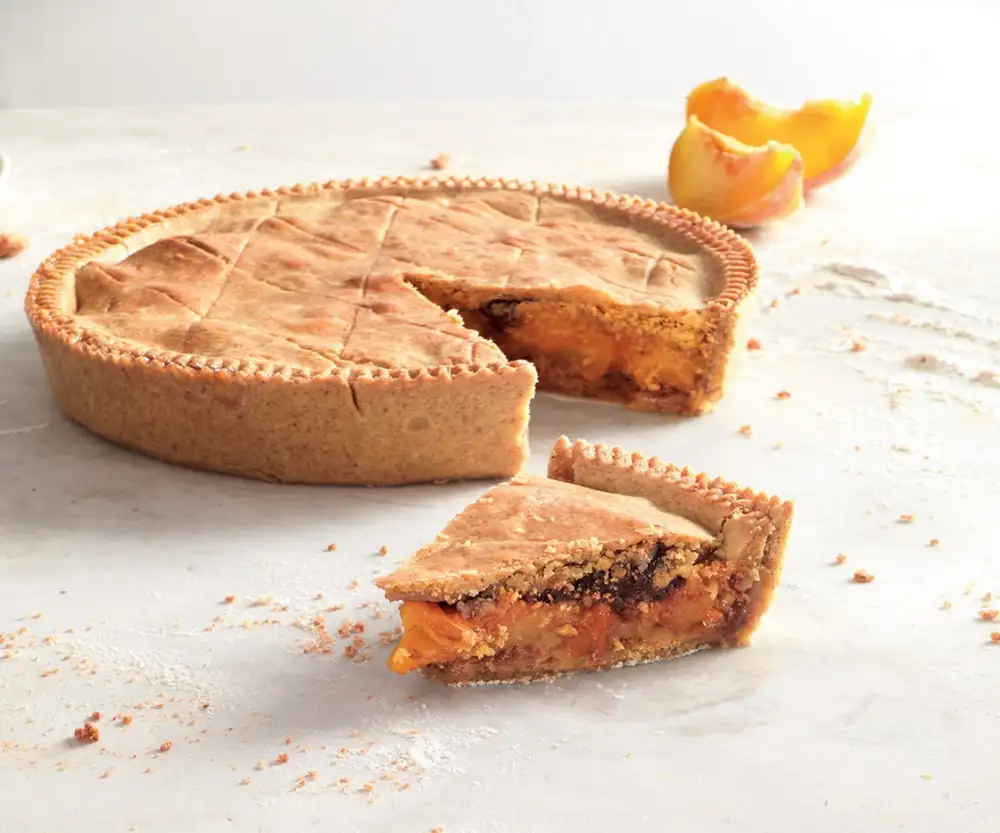 Peach and Amaretti Pie