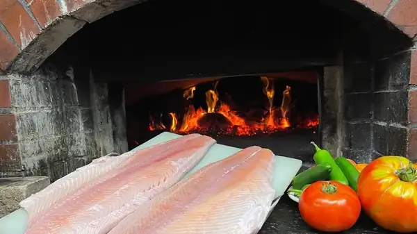 Why do some king salmon have an ivory color?