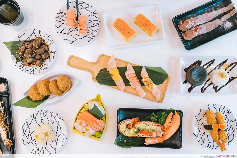 Sushi Plus ofrece un buffet de sushi por $30 en Tampines y Orchard por tiempo limitado