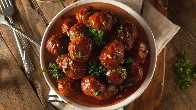 For Easy Crockpot Cocktail Meatballs, You Only Need 3 Ingredients