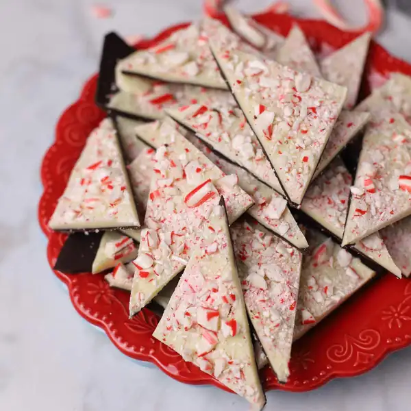 Dark Chocolate Peppermint Bark