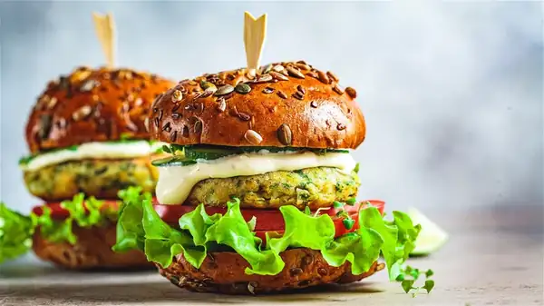 The Veggies You're Using Are Likely To Blame For Mushy Vegan Burgers