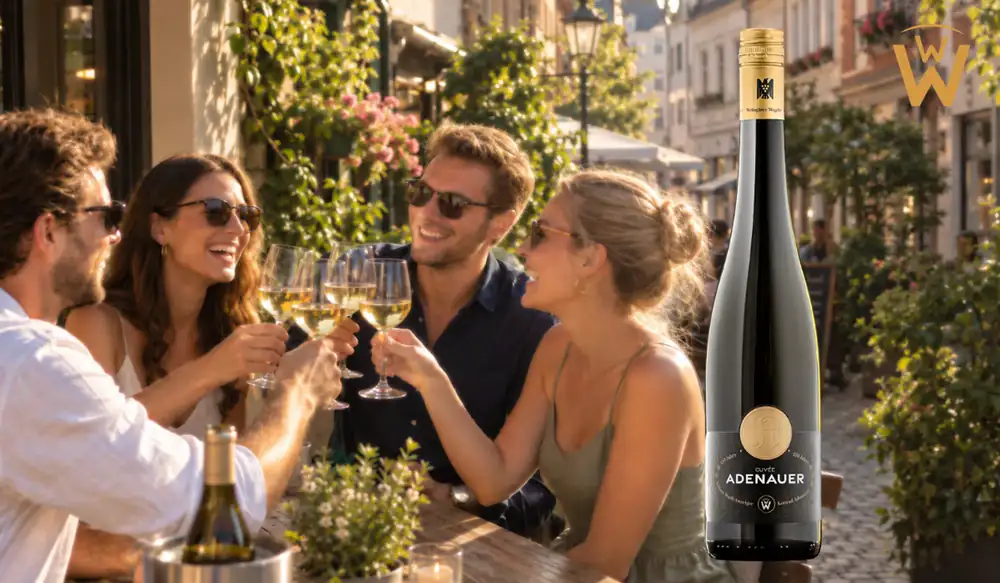 Riesling “Adenauer” de aniversario: Todo el mundo quiere este vino de la City Gazette de Colonia por 14,90 €