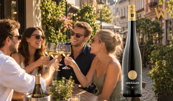 Riesling “Adenauer” de aniversario: Todo el mundo quiere este vino de la City Gazette de Colonia por 14,90 €