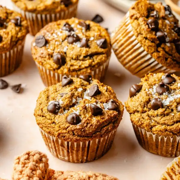 Los mejores magdalenas de calabaza sin gluten con 10 g de proteína