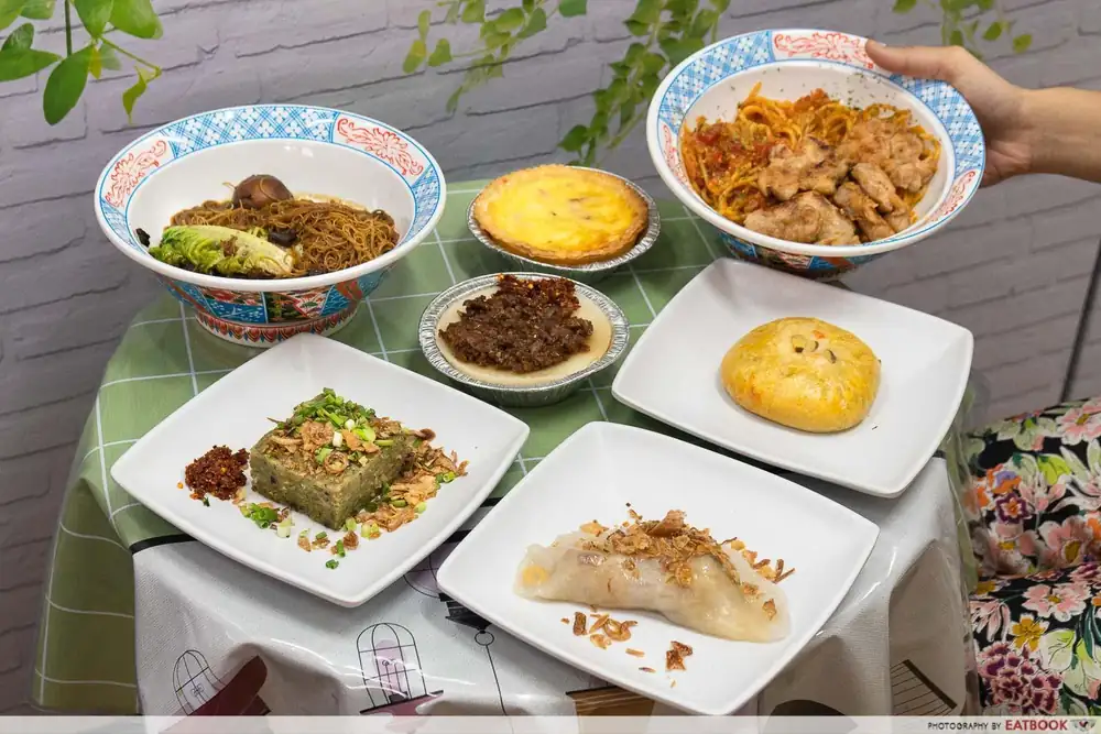 Reseña de Beulah Kitchen: Exclusivo Chwee Kueh de champiñones XXL, pasta de pollo Har Cheong y más en Chinatown