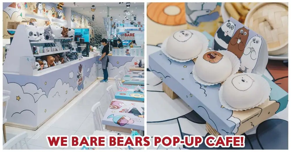 We Bare Bears Pop-Up Cafe To Open At Bugis From 4 January To 12 April 2020
