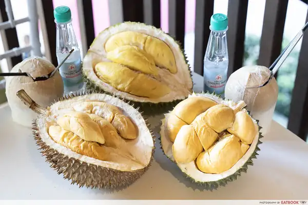 Nuestra reseña del bufé de durian de RWS de 238 dólares: Durian MSW ilimitado, Black Thorn y más