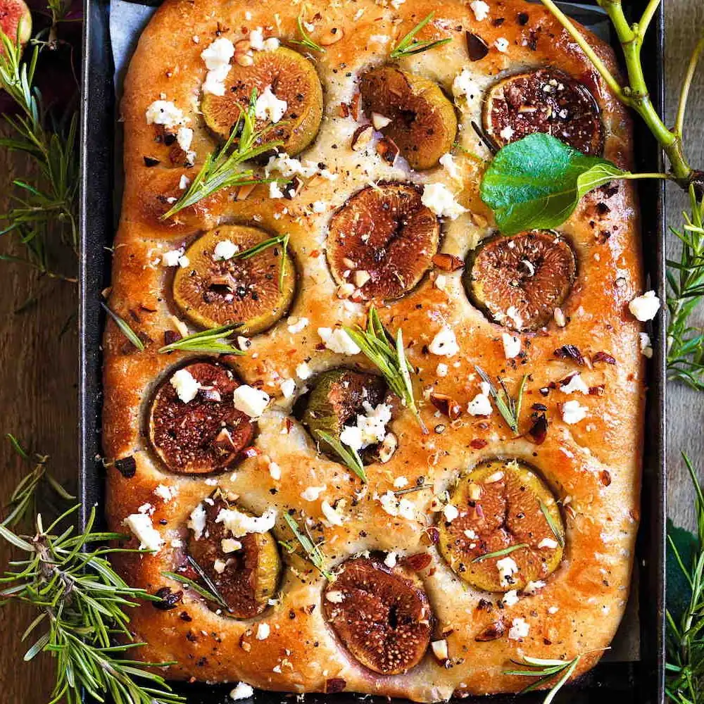 Focaccia de higos: El aperitivo que no te esperas