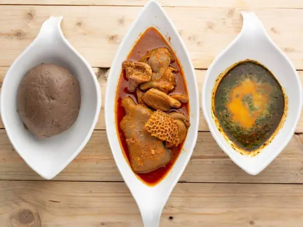 Amala and Ewedu Soup