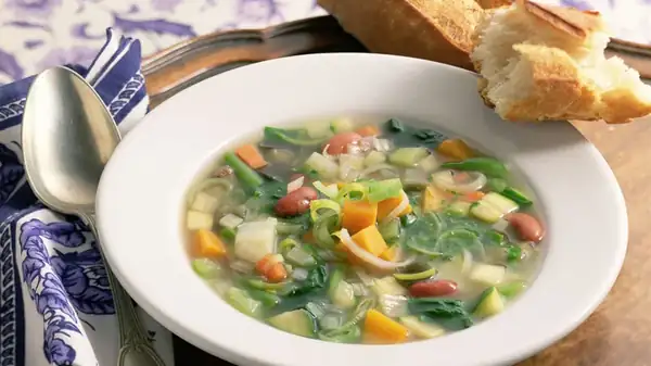 Give leftovers a new life by turning them into a hearty soup