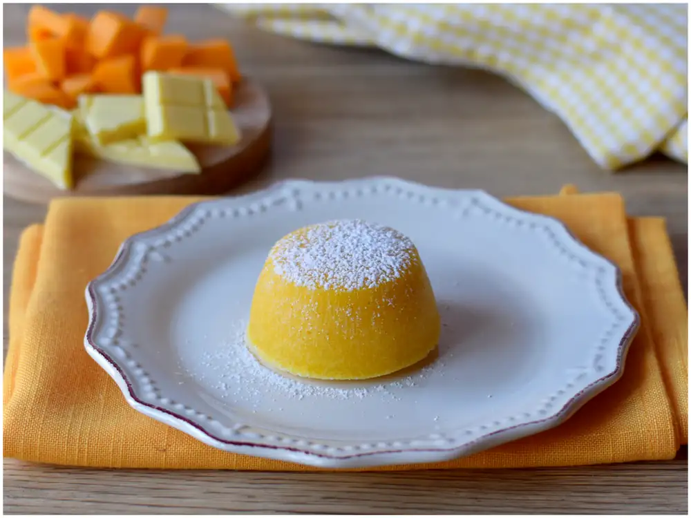 Pumpkin pie with a warm heart
