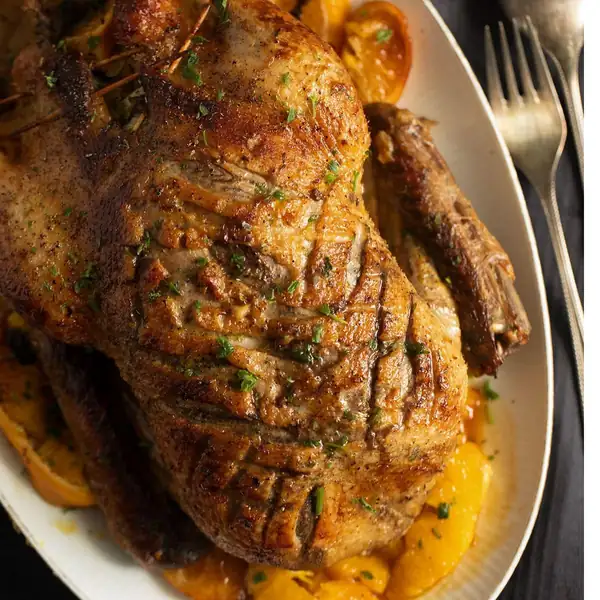 Duck in Orange Sauce