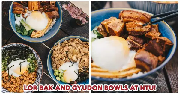 Reseña de Connect 71: Cafetería estudiantil en NTU con lor bak y Gyudon Bowls desde $7