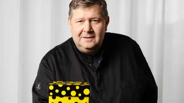 This chef serves a menu inspired by Yayoi Kusama (for 69 euros per person)