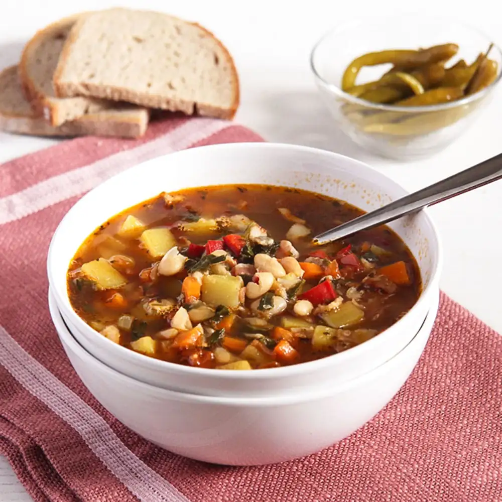 Bone Broth Vegetable Soup