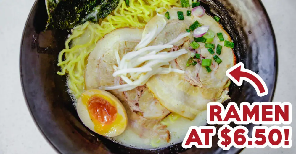 Reseña de Wakon Ramen: Ramen Tonkotsu y de mariscos Volcano por menos de $10 en Pasir Ris