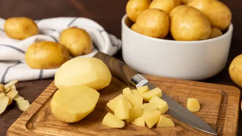 When Cooking Potatoes In The Air Fryer, Don't Miss One Extra Step