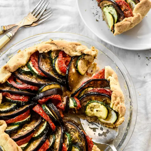 Galette Tian de verduras en capas
