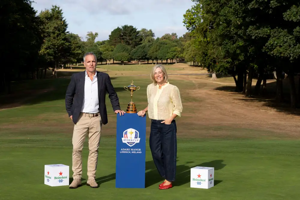 Heineken named as official beer, cider, and stout supplier to the 2027 Ryder Cup