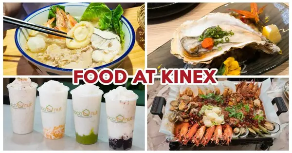 6 New Food Places At KINEX, Including Mala Grilled Fish And Japanese Omakase