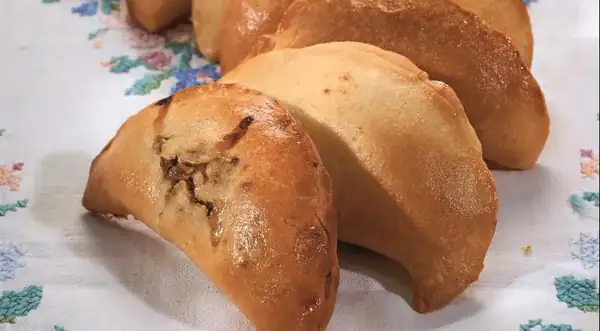 Chicken liver stuffed pies