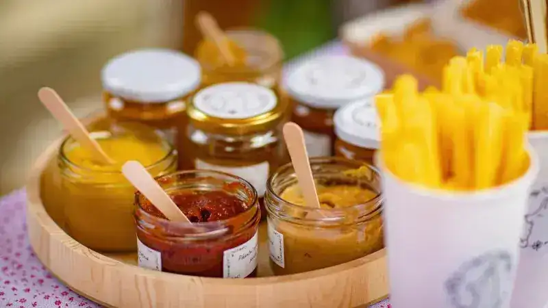 Pumpkin mustard with oriental flavor
